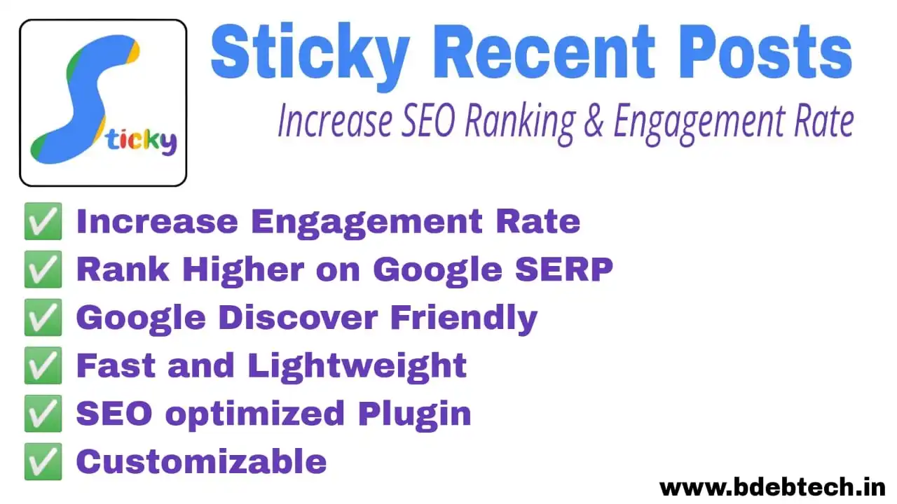 Sticky Recent Posts Plugin- Increase SEO, Ranking, Engagement Rate