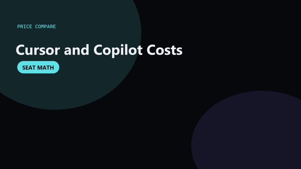 Cursor vs Copilot Pricing: What You Pay in 2026