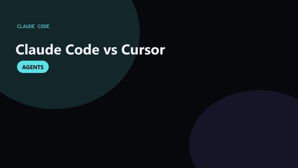 Claude Code vs Cursor: Two AI Coding Agents, Different Shapes